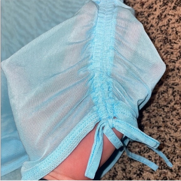 Wild Fable Cinched Sheer Blue Swim Suit Cover Up Various Sizes | NWT - Picture 6 of 8